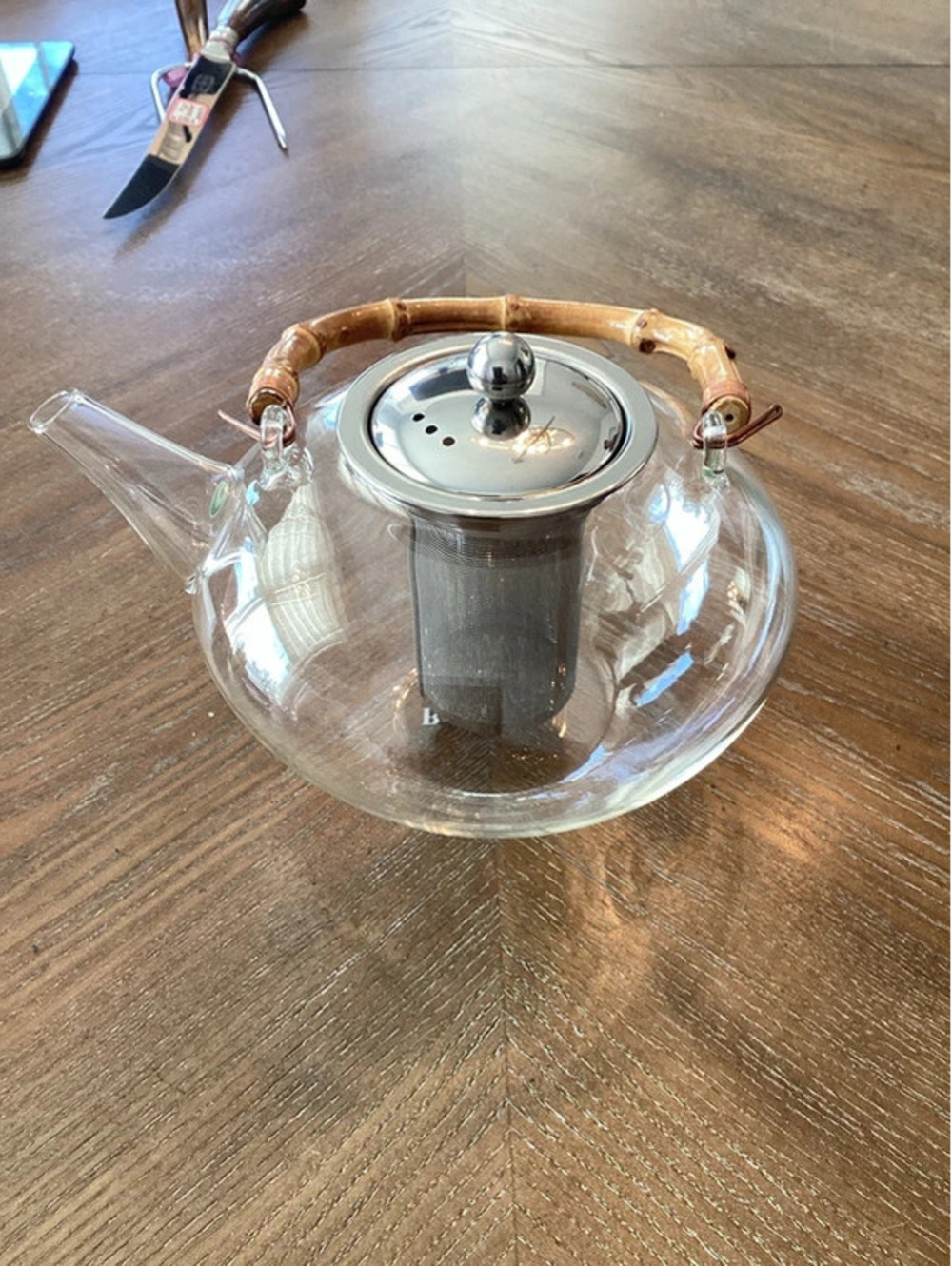 Bonjour Blown glass Teapot